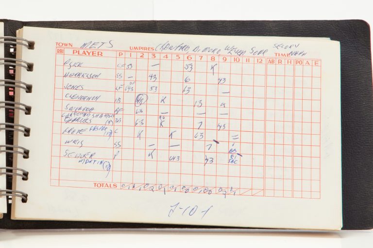 Scorecard for Game 4 of 1969 World Series