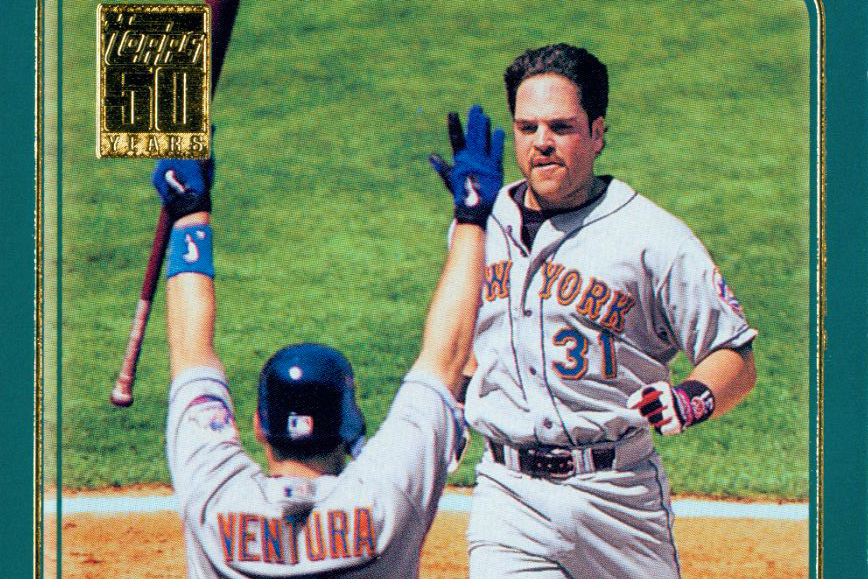 Mike Piazza 2001 Home Team Advantage Topps Card