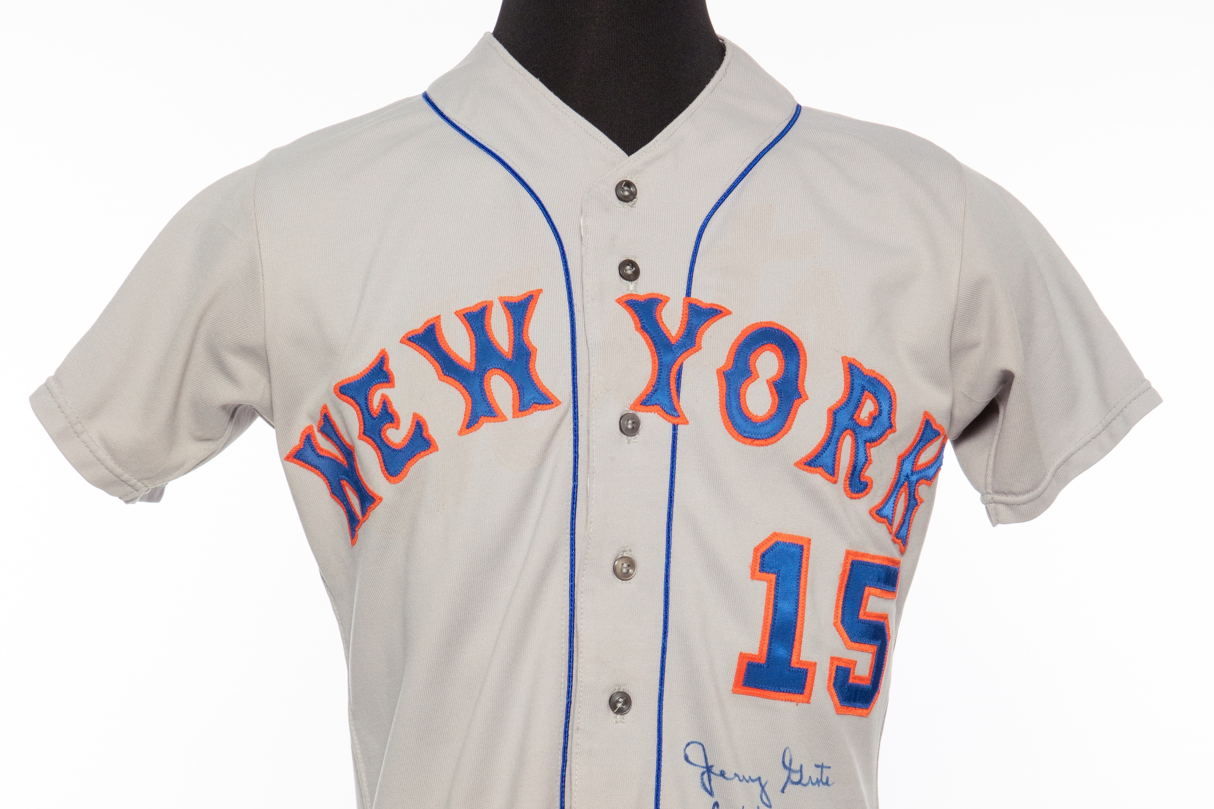 Autographed Jerry Grote Jersey - Mets History