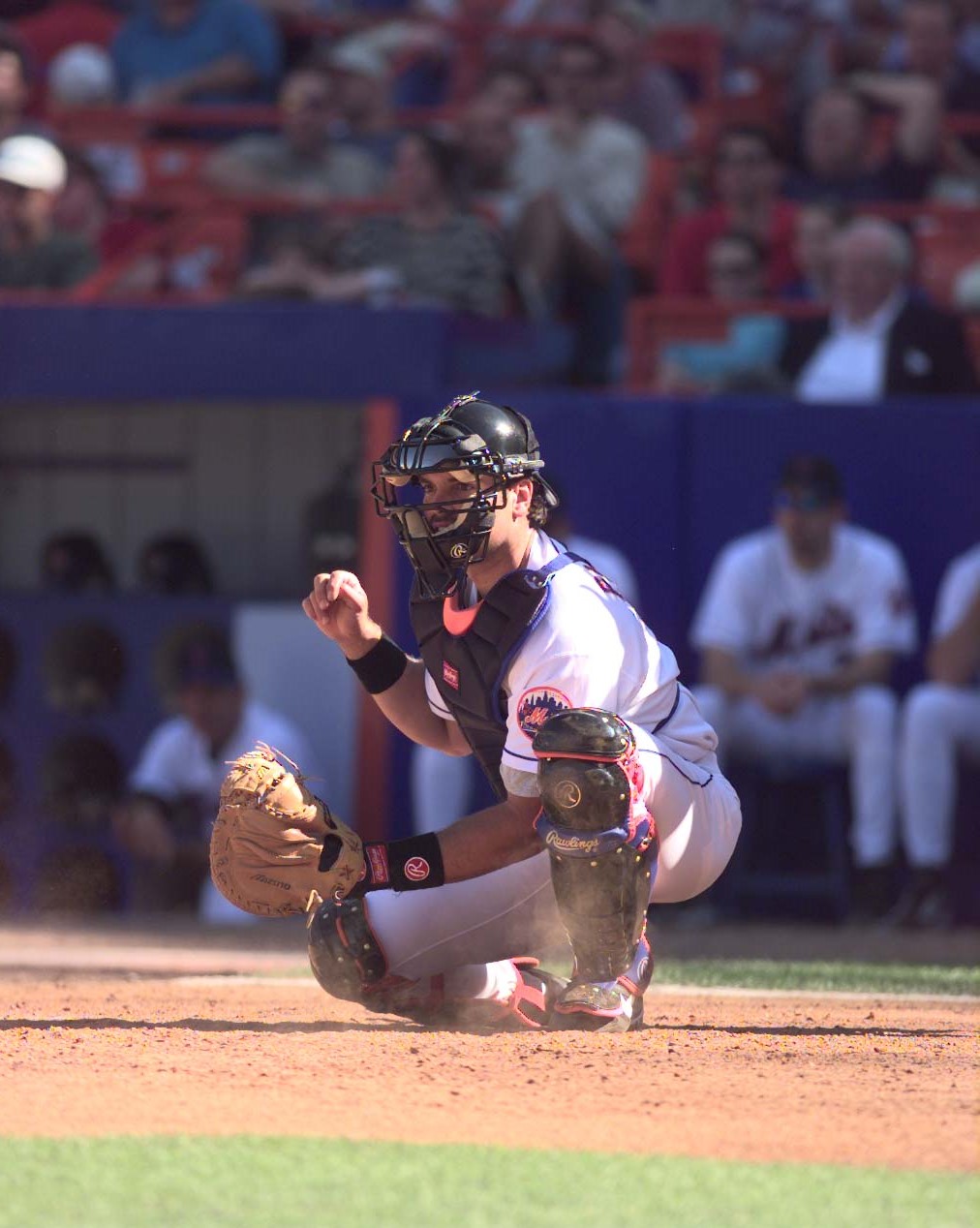 Mike Piazza at Home Plate