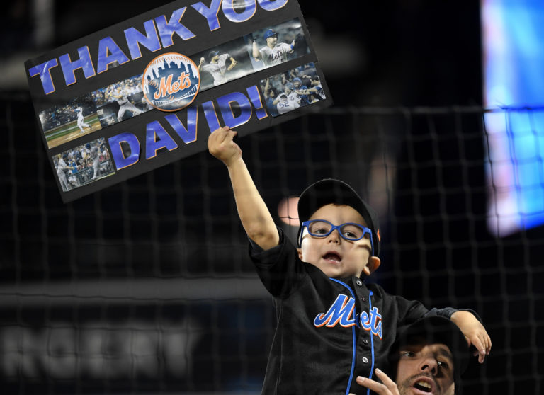 Young Fan Salutes David Wright