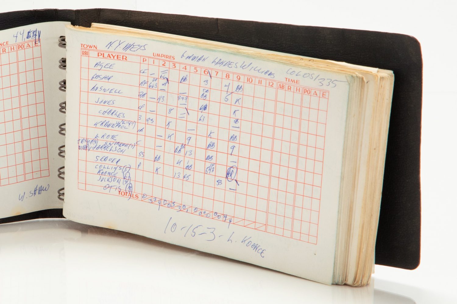 Scorebook: Opening Day of the 1969 Season