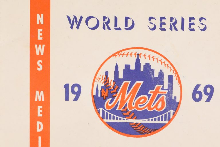 1969 World Series Media Parking Pass