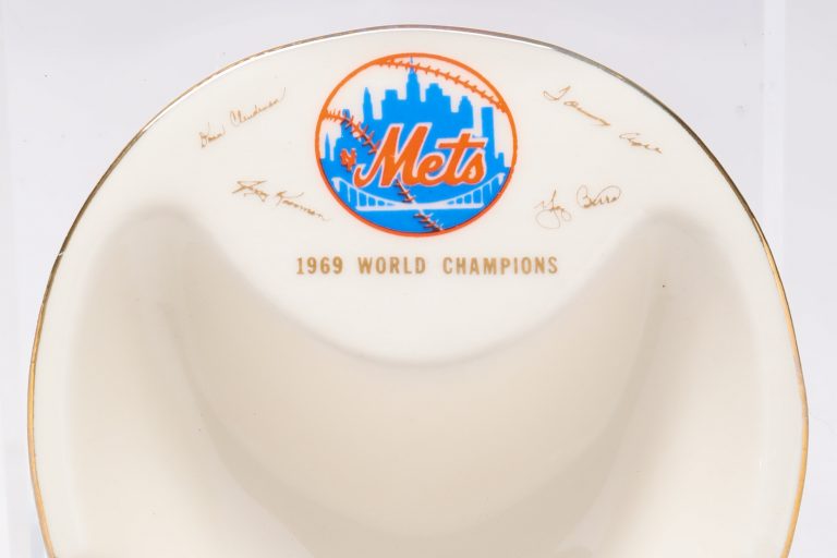 Autographed 1969 World Series Ashtray
