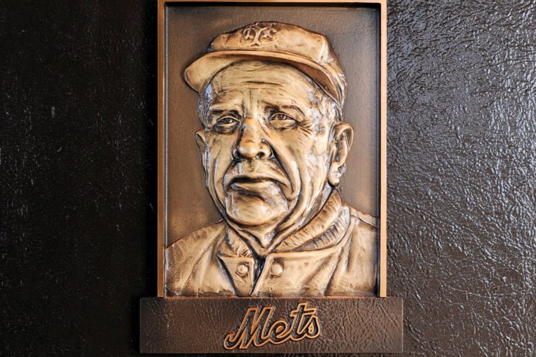 Casey Stengel Mets Hall of Fame Plaque