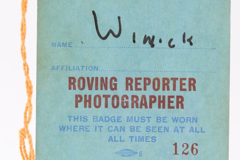 1969 NLCS Roving Reporter Photographer Pass