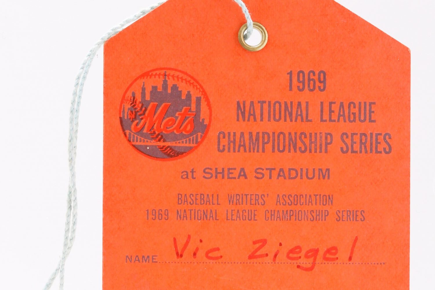 1969 NLCS Clubhouse Pass