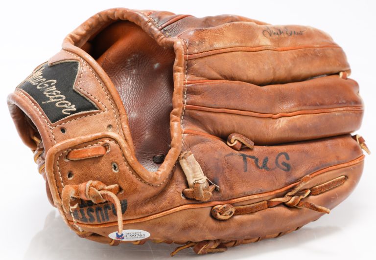 Tug McGraw Autographed Catchphrase Glove