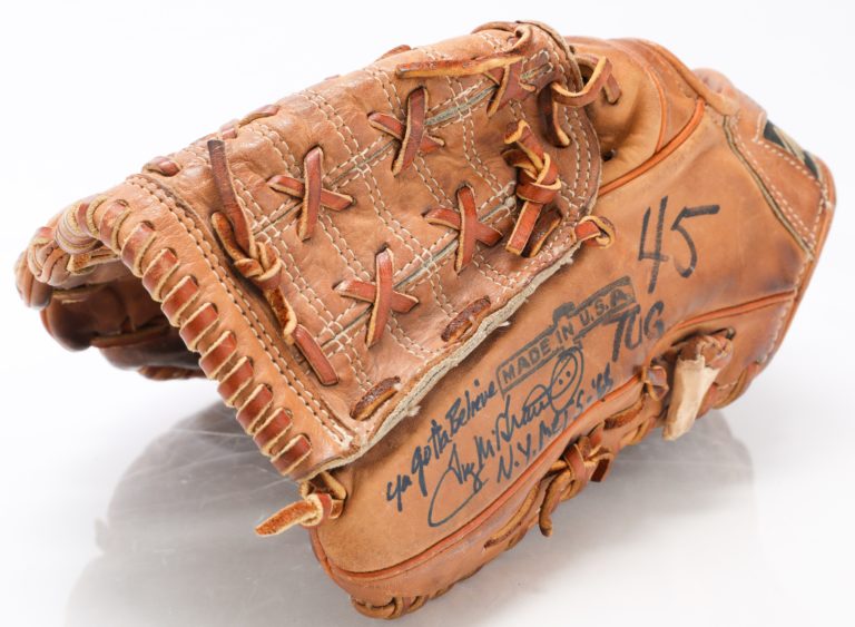 Tug McGraw Autographed Catch Phrase Glove