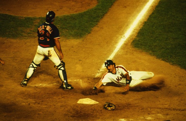 Keith Hernandez Slides Into Home in 1987