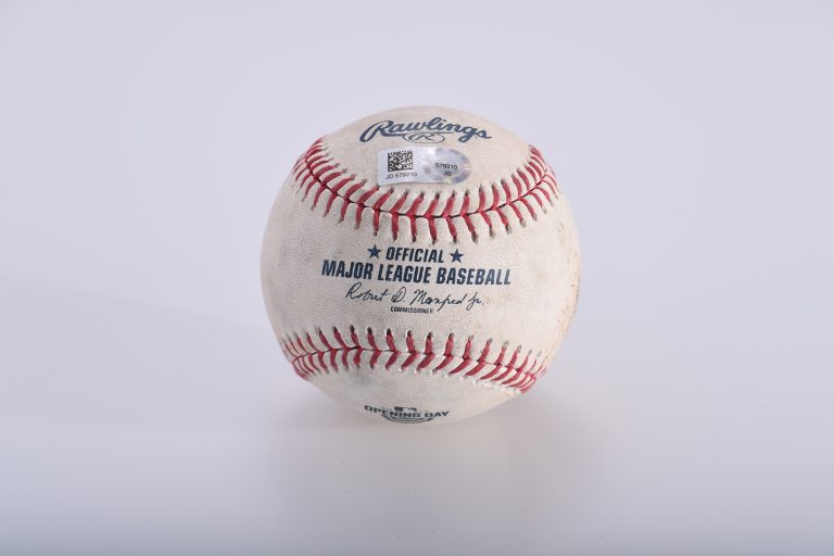 Game-Used Ball from Opening Day 2019