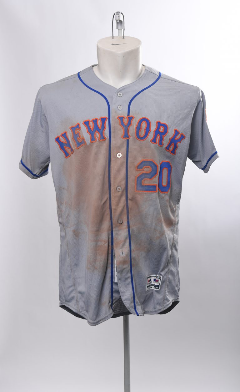 Pete Alonso's Game-Worn Jersey from First Two Games