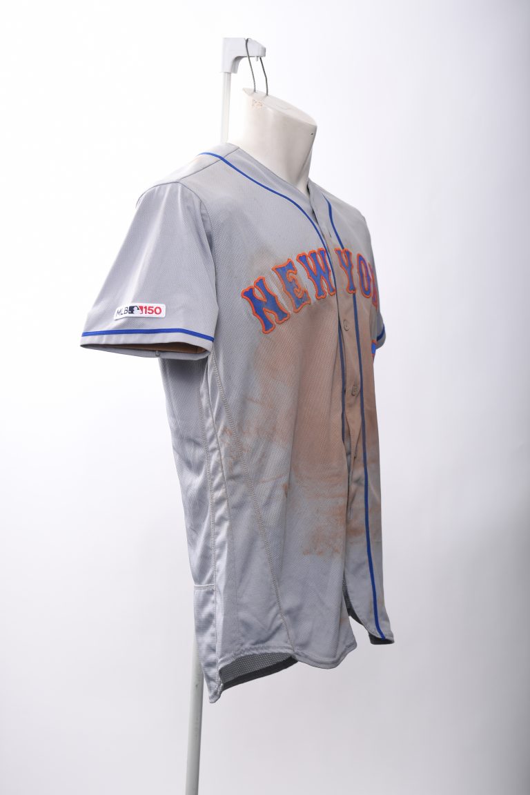 Pete Alonso's Game-Worn Jersey from First Two Games