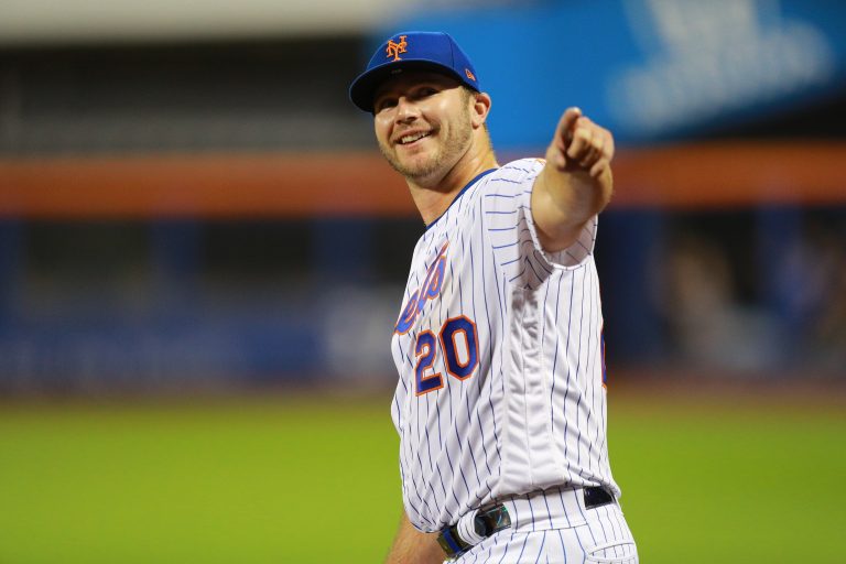 Pete Alonso Smiles as He Ties Judge Record