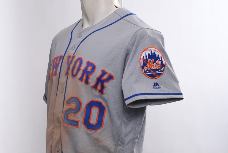 Pete Alonso's Game-Worn Jersey from First Two Games