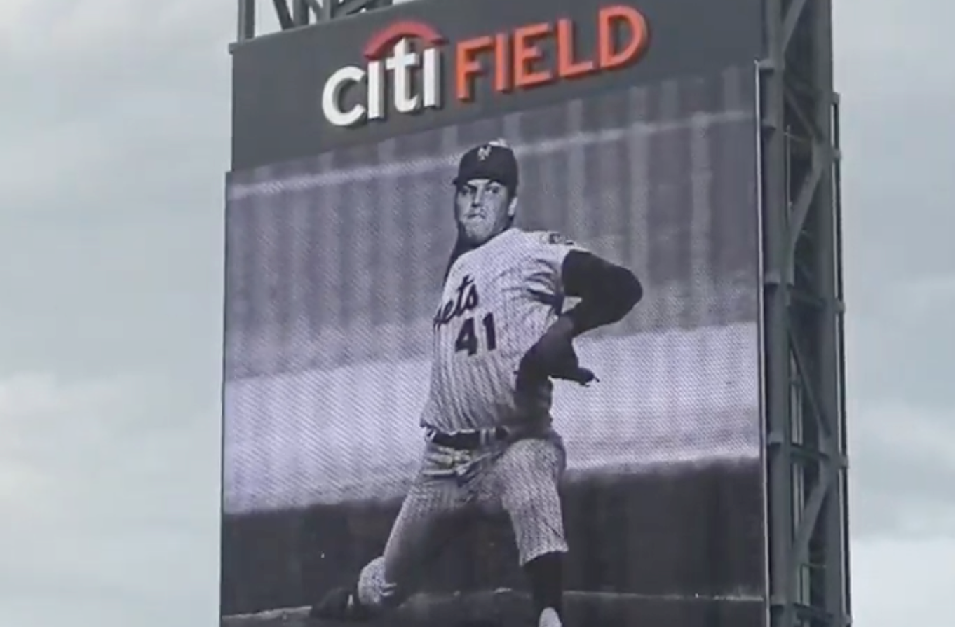 Tom Seaver Memorial Billboard at Citi Field