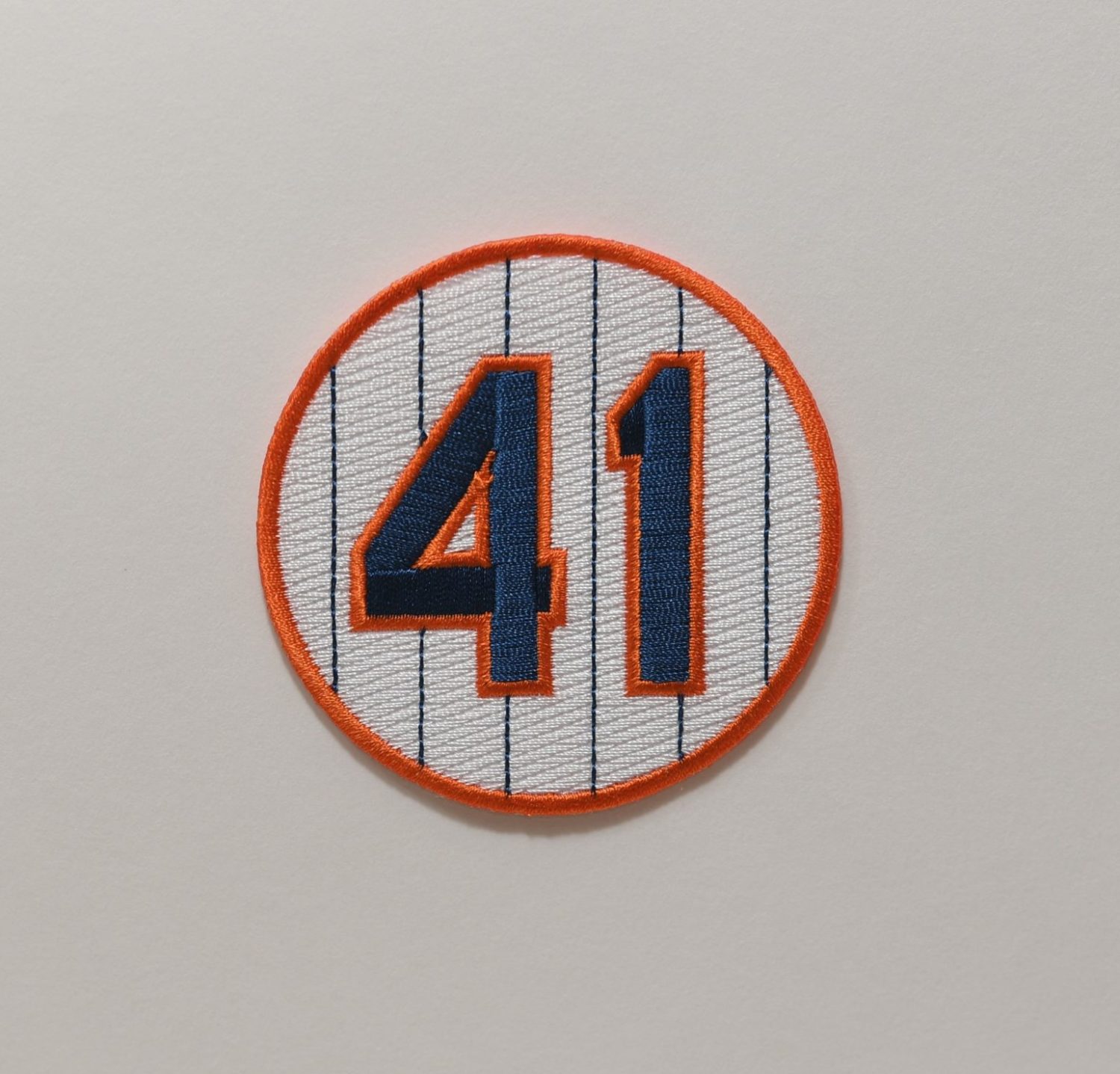 Circle patch with the number 