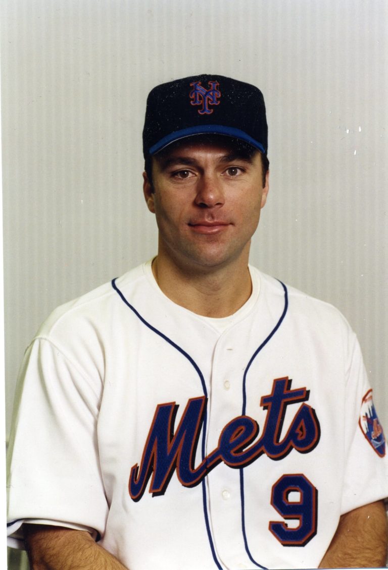 Former New York Mets' Todd Zeile during Old-Timers' Day ceremony